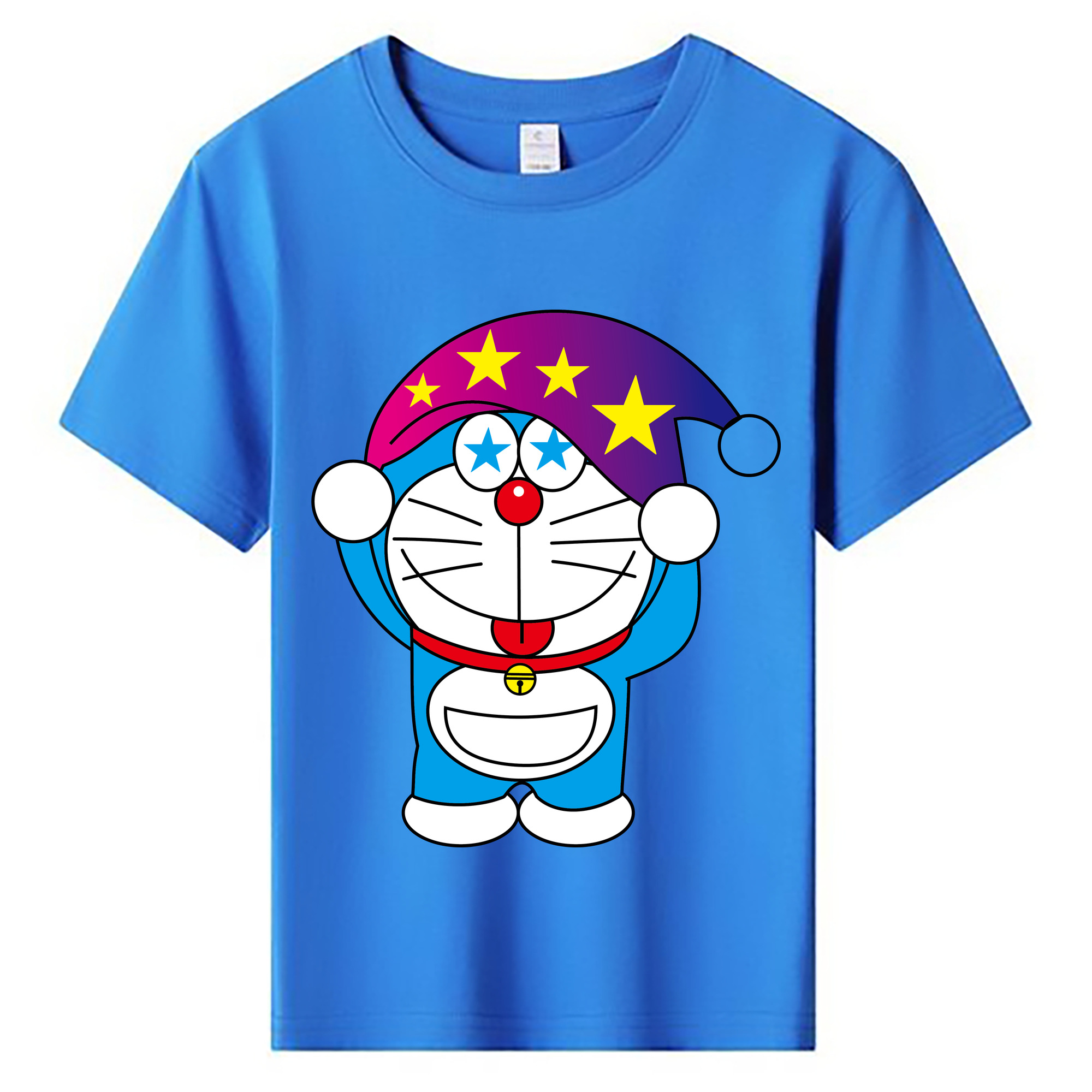 （画像用） ドラえもん Doraemon 綿100％キッズTシャツ（フロントプリント）
